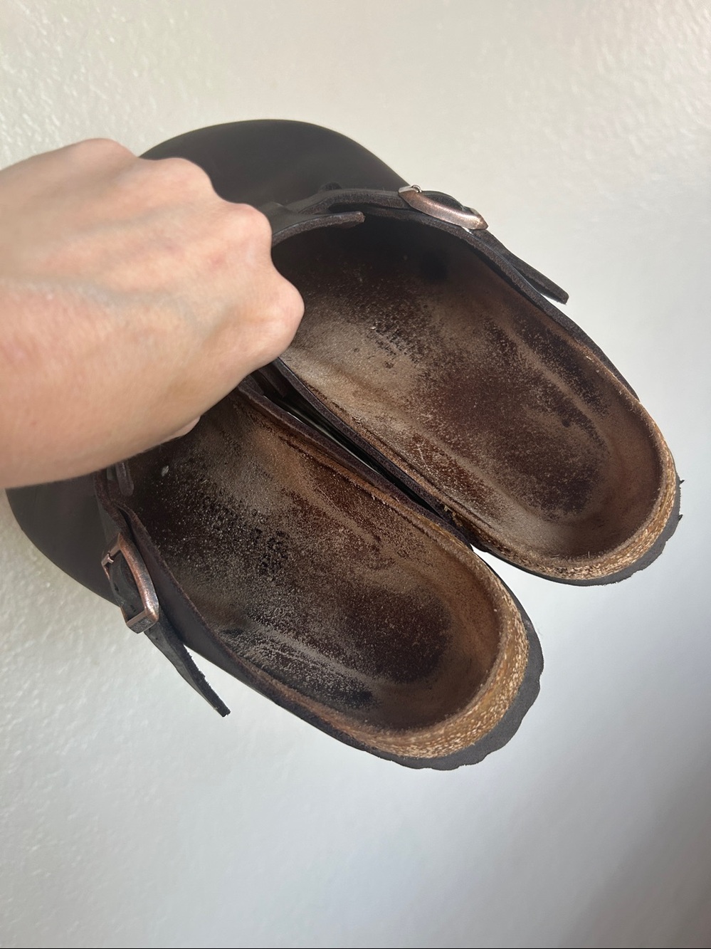 Birkenstocks Boston Brown Oiled Leather Size 39 - Picture 9 of 10